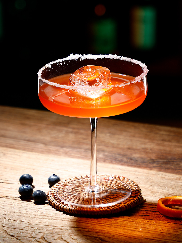 新款马天尼杯三角马提尼杯古典鸡尾酒杯调酒玻璃杯酒吧日式酒杯