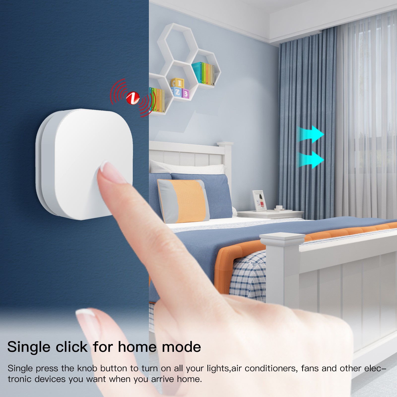 Wireless Zigbee Scene Notepaper Switch Smart Home App Control Linkage ZigBee Smart Switch