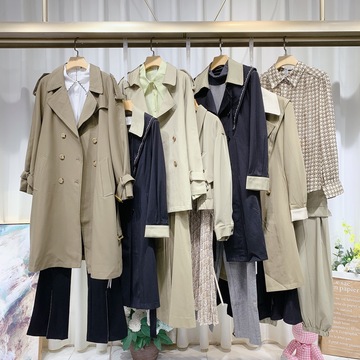 茵佳妮秋装连衣裙品牌折扣女装一手货源衣服杂款尾货地摊批发