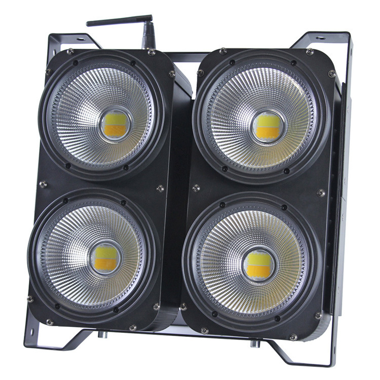 400w led观众灯酒吧四眼爆闪灯冷暖双色cob面光灯婚庆演出舞台灯
