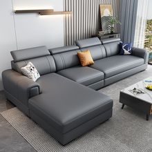 简约现代布艺沙发小户型北欧2023新款猫爪科技布沙发客厅组合家具