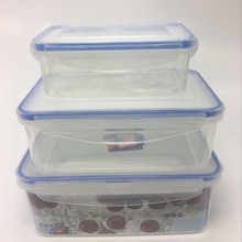 冰箱塑料保鲜盒长方形微波盒密封泥灸盒透明保鲜盒便当盒