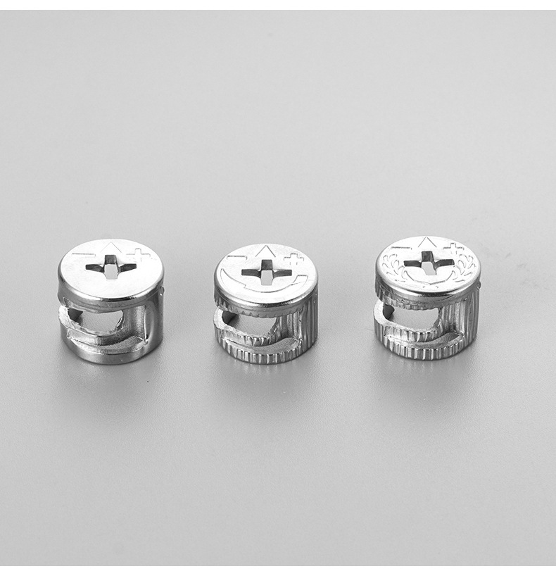 铁三合一配件连接件螺丝螺母偏心轮床衣柜抽屉板式办公桌组装紧固