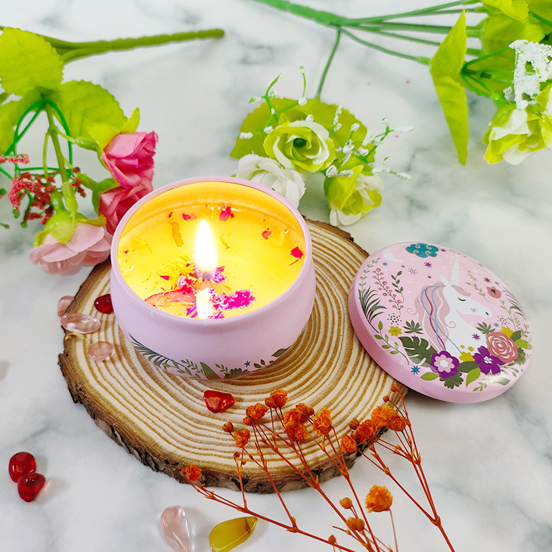 In Stock Wholesale Dry Flower Fragrance Candle Deodorant Helper Aromatic Set Coconut Smokeless Candles Fragrance Hand Gift Box