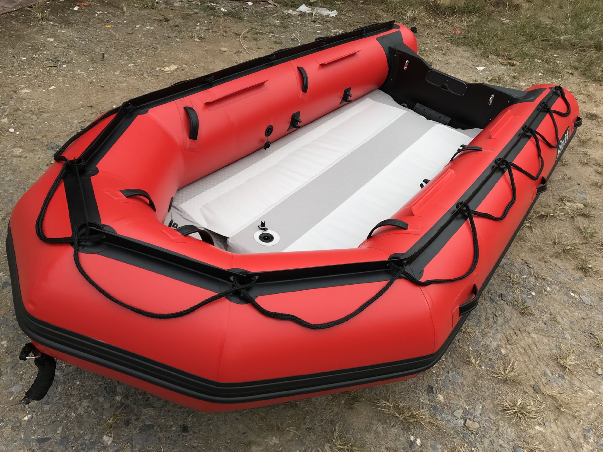 海笛新款救生艇 免安装紧急救援艇冲锋舟应急皮划艇橡皮艇充气船