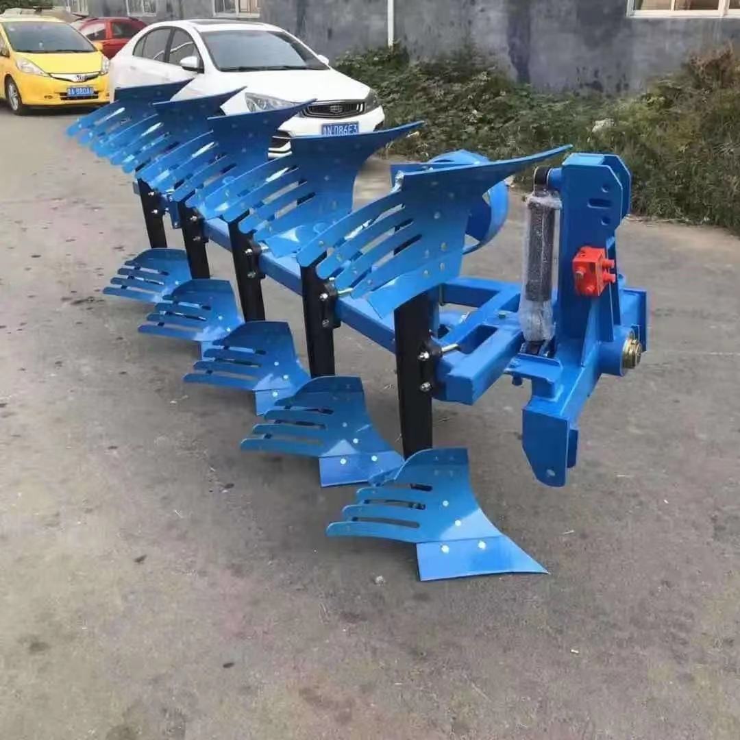 拖拉机后置327系列液压翻转栅条犁大型深耕翻地犁卡座侧移翻转犁