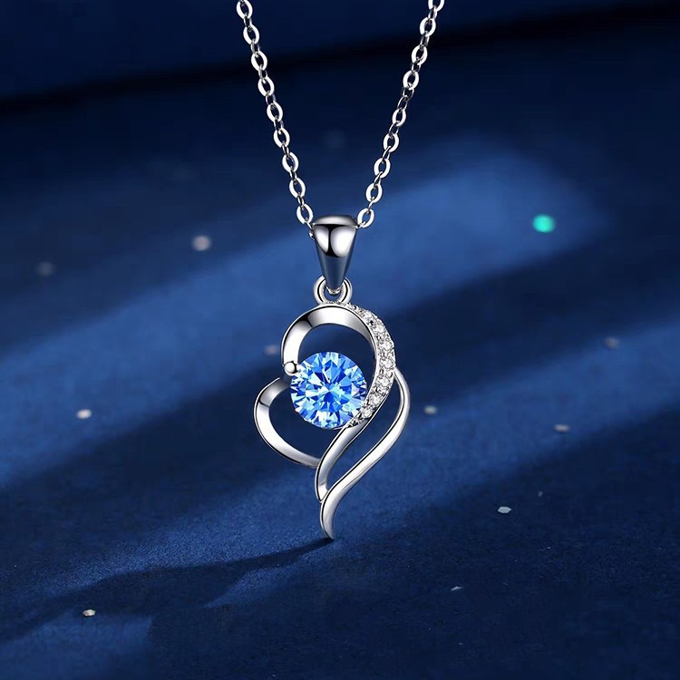 不掉色丘比特之心项链女士2023新款爆款吊坠首饰生日礼物-阿里巴巴