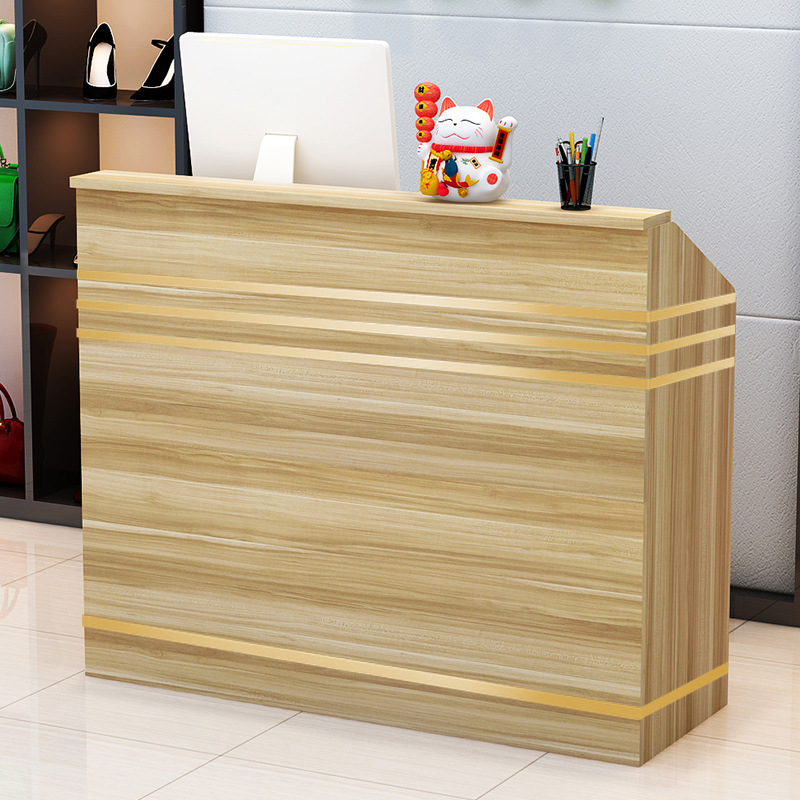 简约小型收银台服装店前台超市饭店接待台电脑吧台柜台办