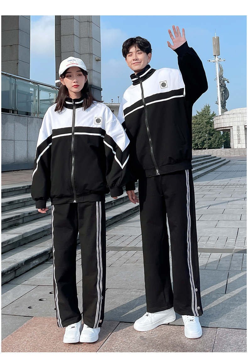 校服套装英伦学院风秋季班服运动会春秋装初高中小学生情侣三件套