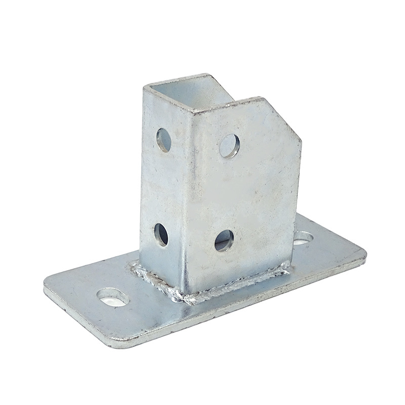 抗震光伏底座免焊接底座 光伏支架c型槽钢 光伏配件底座支架