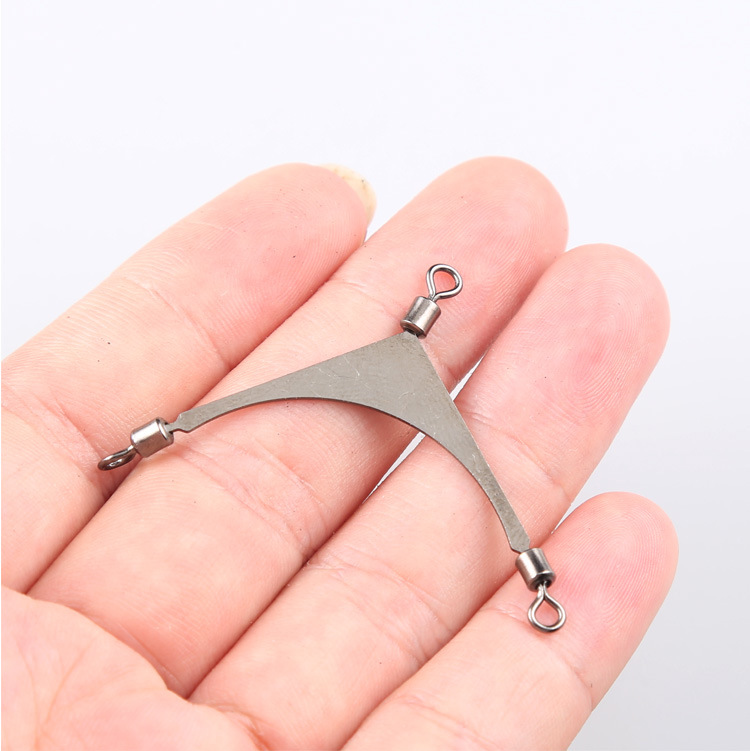 子线鱼钩防缠绕分线器双钓分叉器钓鱼金属分钩器分线器渔具小配件