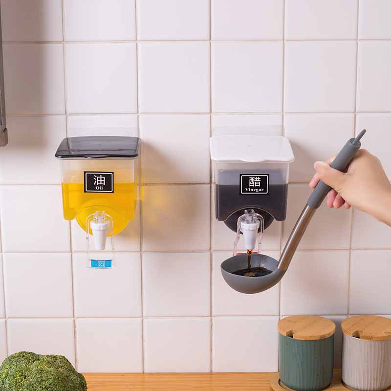 Wall-Mounted Condiment Dispenser