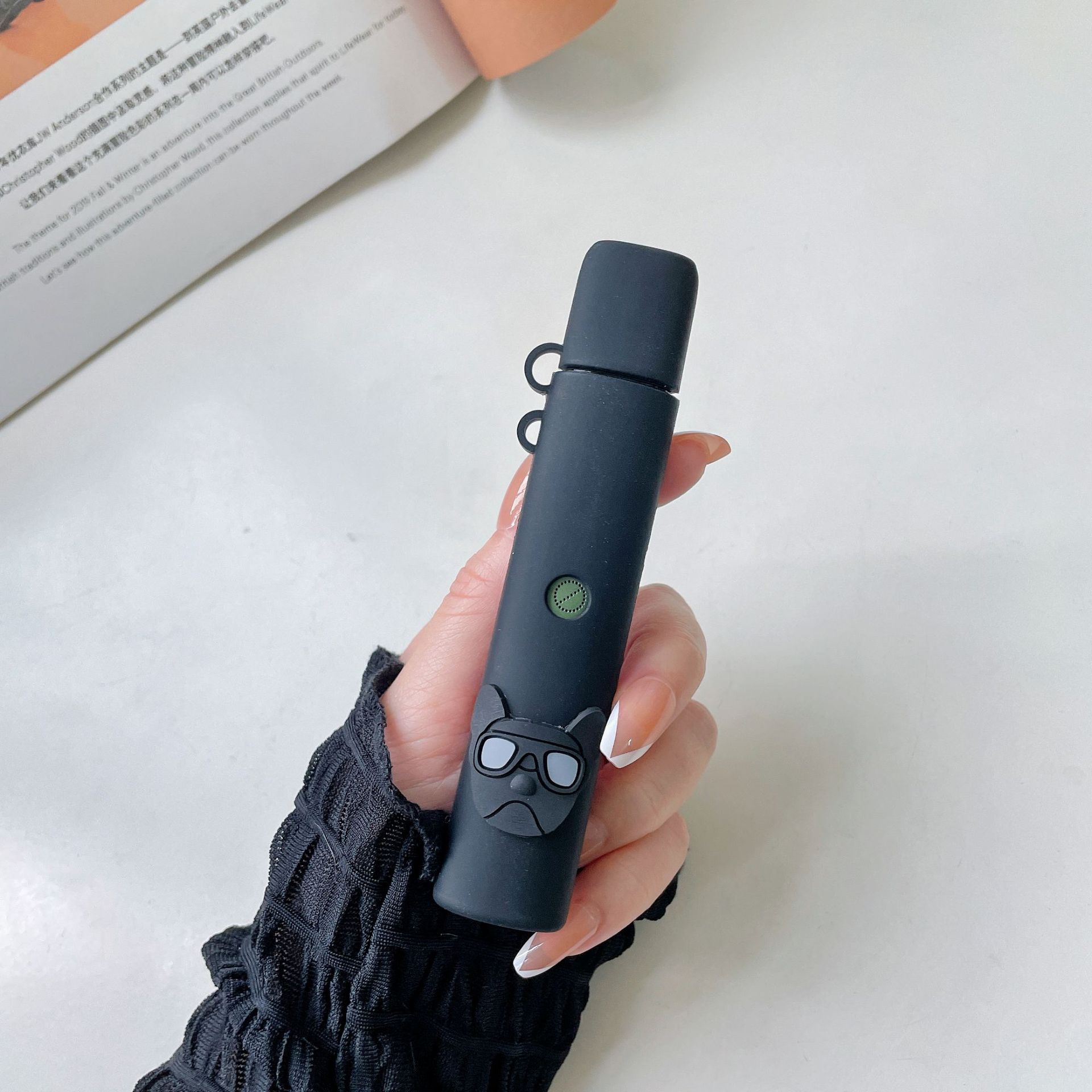 新款适用小野v1硅胶套卡通vvild小野保护套电子器烟套挂绳皮套