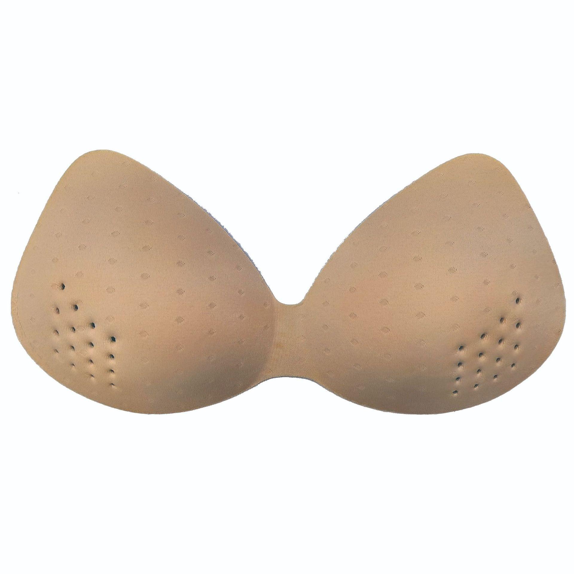 厂家直销天然乳胶胸垫非海绵连体罩杯透气除螨抹胸胸垫乳胶内衣垫