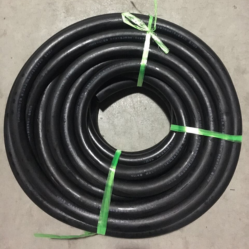 供应黑色夹线胶管定做 13暖风水胶管 汽车水箱三元乙丙橡胶软管