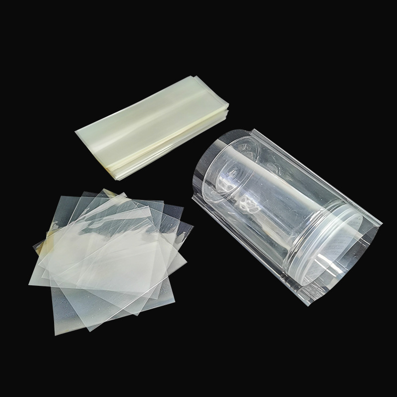 pvc热收缩膜两头通封口膜标签膜食品瓶口收缩膜 标签塑封膜供应