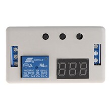 LED Digital DC 12V Time Delay Relay Module Programmable跨境