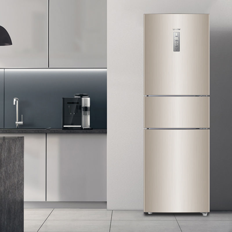 海尔leader/统帅bcd-218wldppu1三门变频无霜智能冰箱家用电冰箱