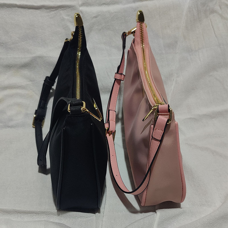 2022 European and American Fashion Gu Foreign Trade New Women's Bag Inverted Triangle Simple Nylon One-Shoulder Versatile Solid Color Underarm Bag women bag