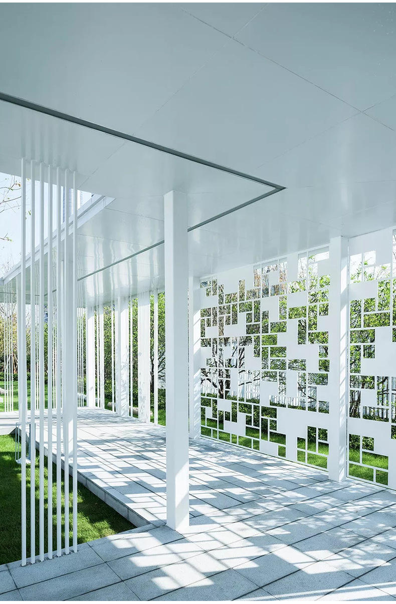 廊架不锈钢园林景观雕塑大型户外美陈异形长廊主题公园钢结构廊亭