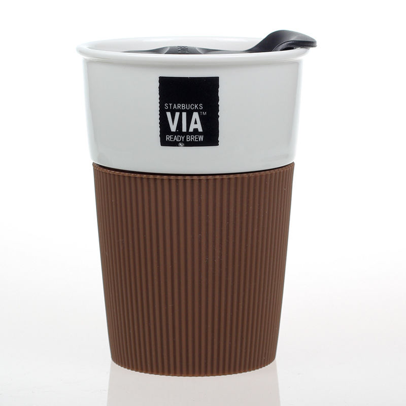 乐扣杯陶瓷杯logo印制 来图印制 马克杯 商务礼品