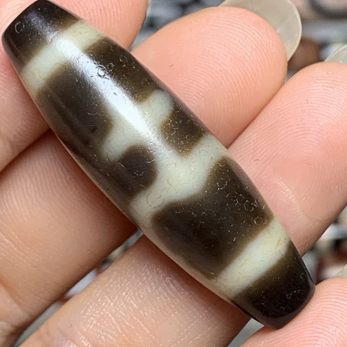 一物一图 天然玛瑙真品古法高油牙黄宝瓶天珠吊坠男女文玩饰品