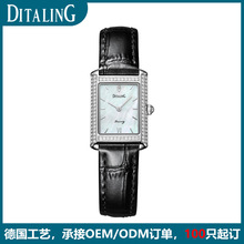 迪塔品牌手表防水时尚镶钻女士石英手表支持贴牌定制拿样打样加工
