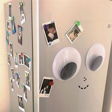 冰箱贴韩国创意大眼睛贴装饰贴画可爱萌活动眼珠立体行李箱贴