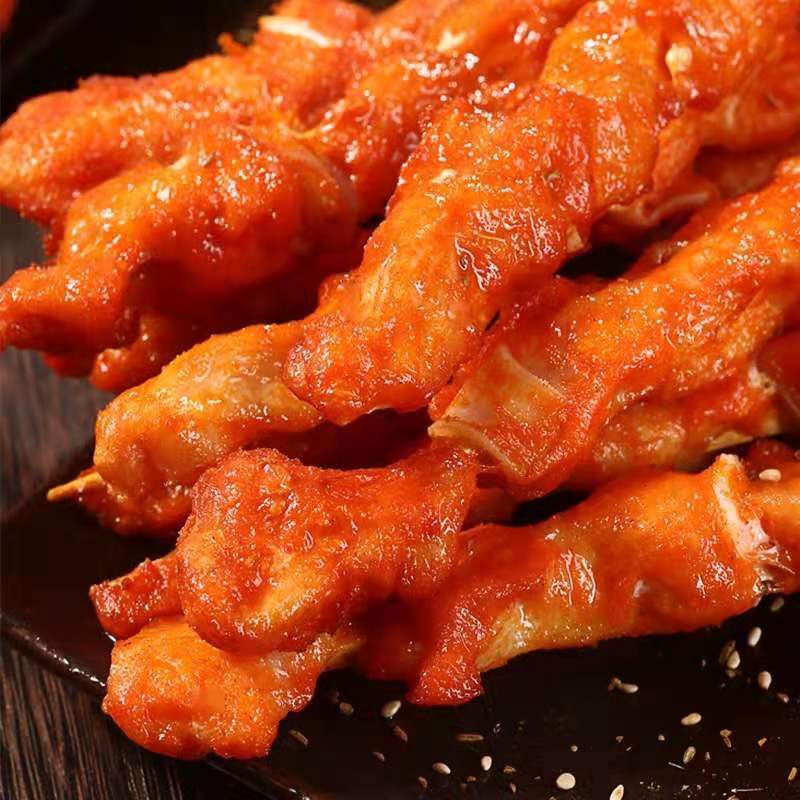 骨肉相连半成品冷冻油炸脆骨肉串串小吃商用烧烤食材川香鸡柳批发