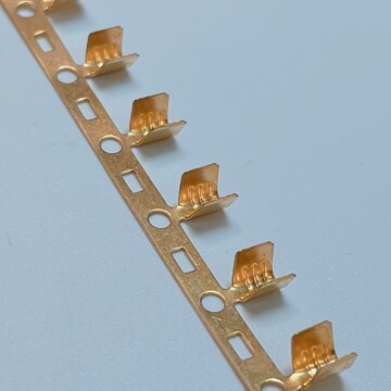 铜扣端子1#u形接线端子 u形扣 连绕铜扣接插件 包线端子15k/卷