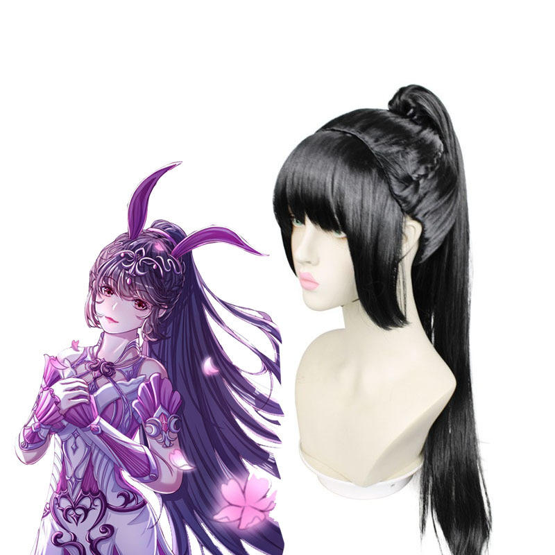 智鸿假发 斗罗大陆五年之约小舞cos假发古风造型 长直发马尾 假发