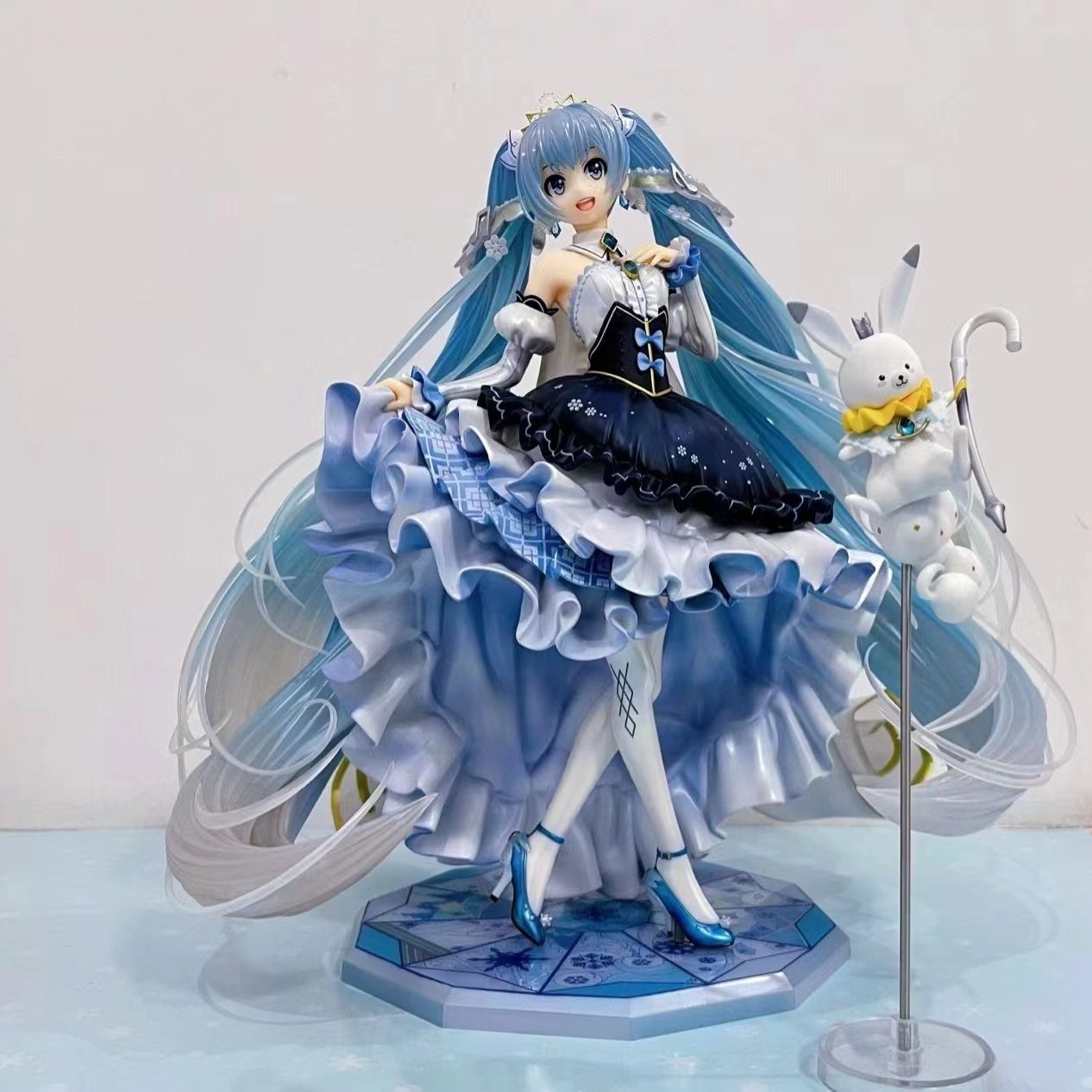 初音未来手办雪初音韶华古风中秋旗袍二次元潮玩模型摆件盲盒礼物