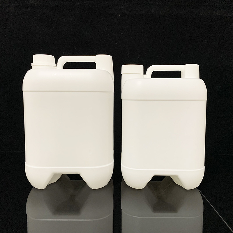供应5升塑料化工壶 5升手提化工桶 方形塑料肥料桶5l消毒塑料桶