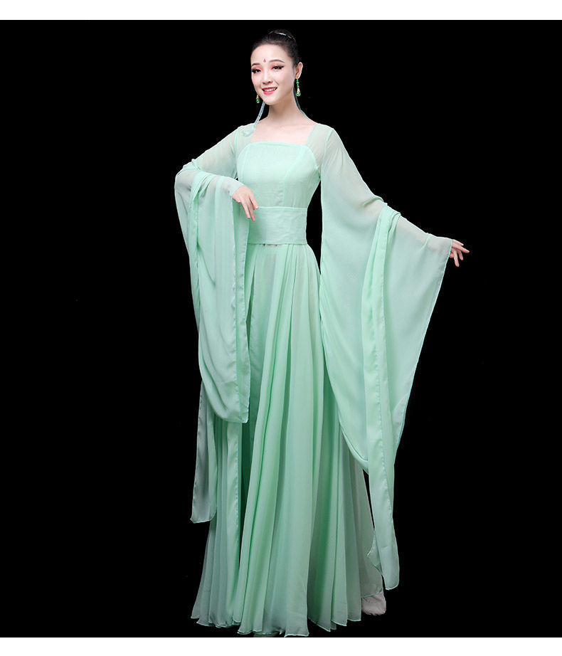 汉服古装衣服女学生仙女裙唐装民族风女装古代古风裙子改良连衣裙