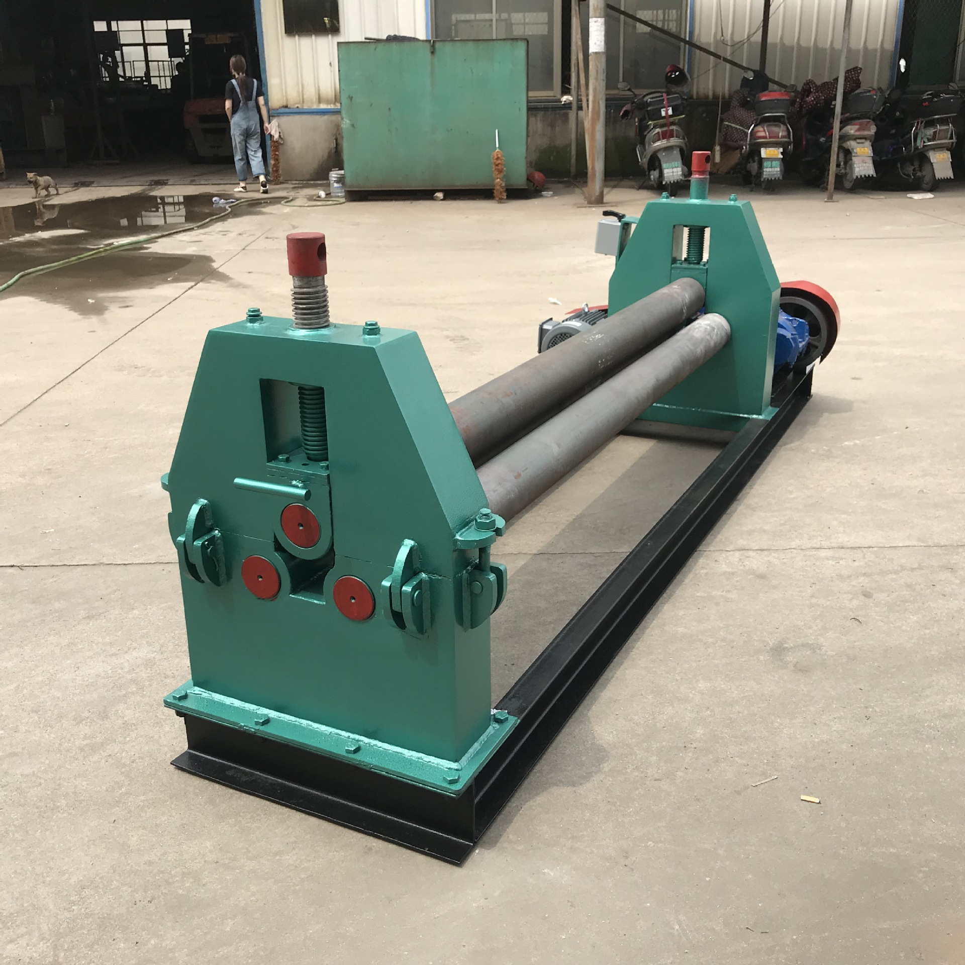 厦门厂家现货德力信fbs6-2000实心辊卷板机小型三辊