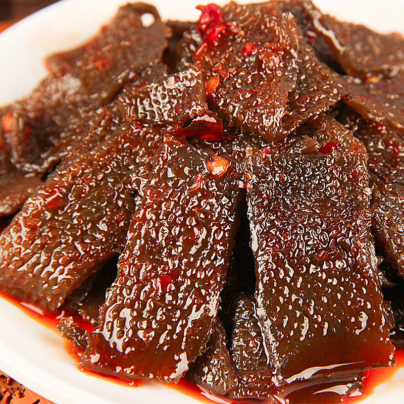 金磨坊火锅魔芋素毛肚小零食辣魔王素牛肚香辣麻辣火锅食品小包装