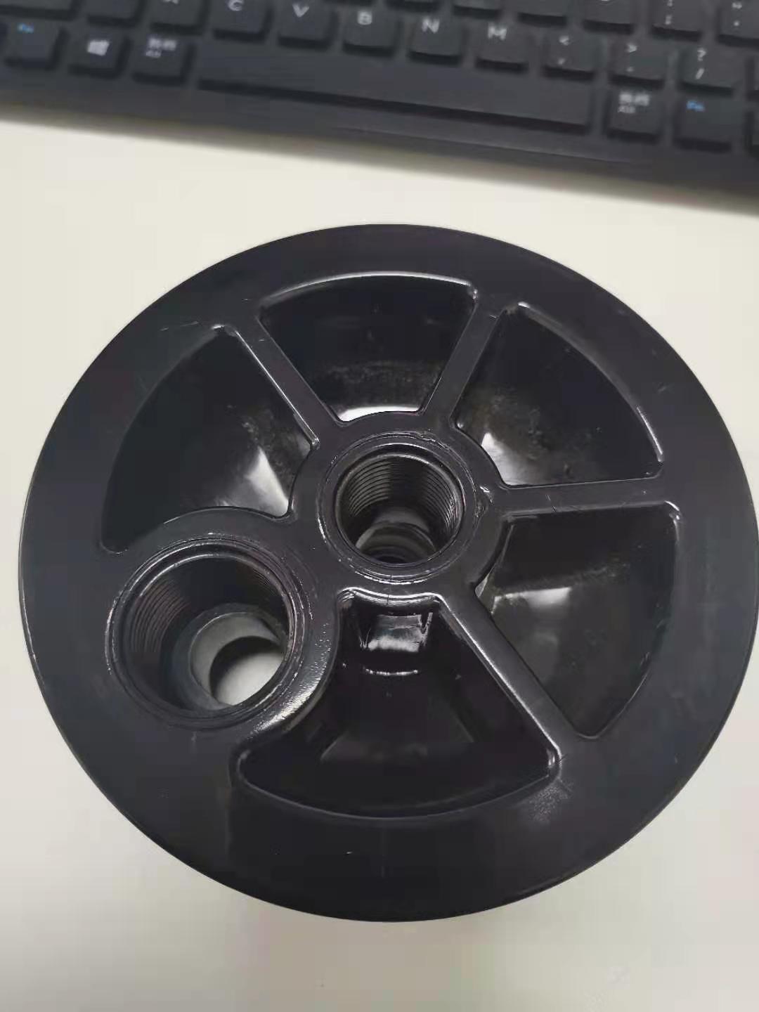 4040不锈钢膜壳端盖 abs端盖封头 不锈钢膜壳配件 卡箍 4寸端盖