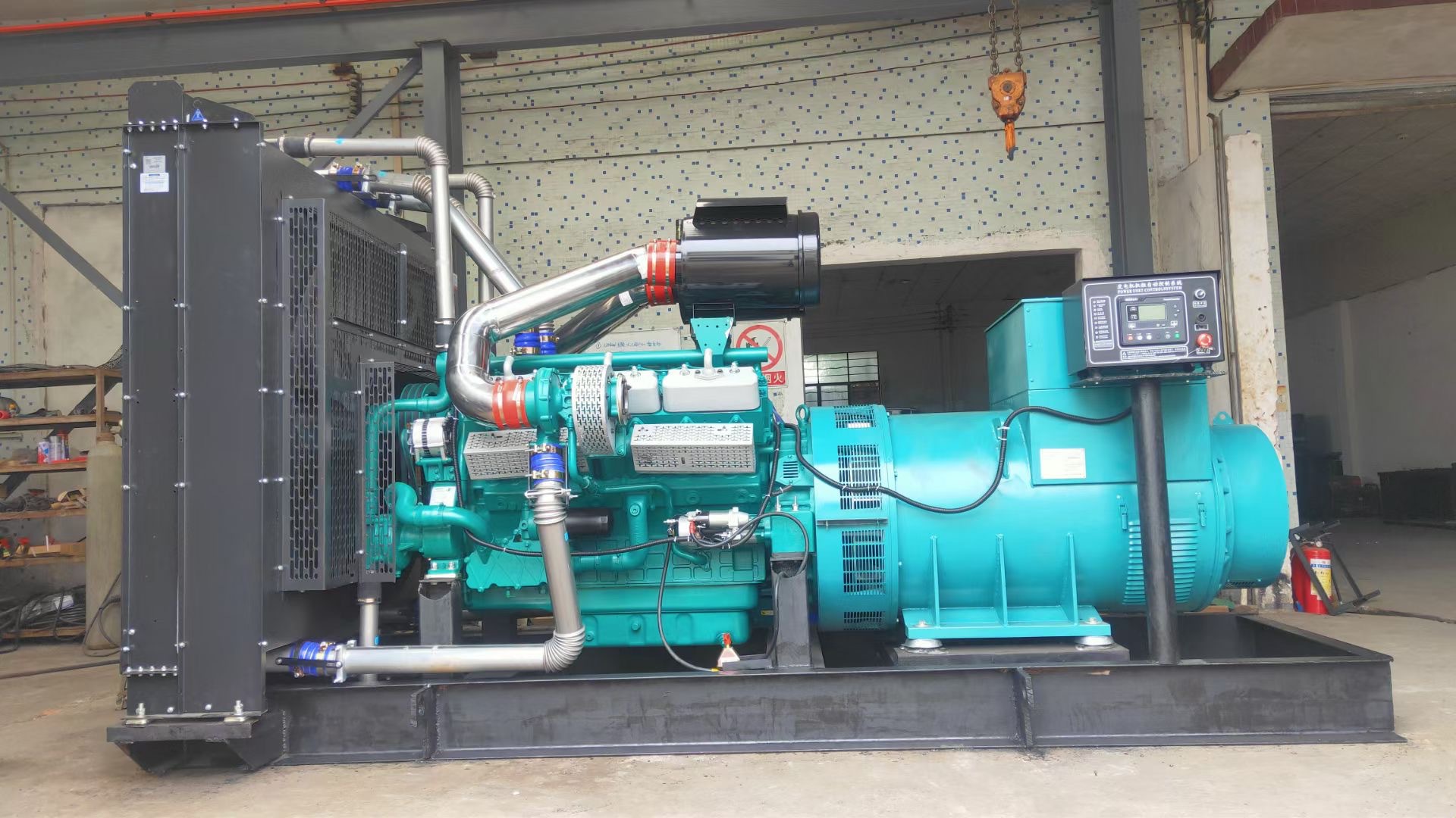 厂家直发静音式卧式发电机组 柴油机组