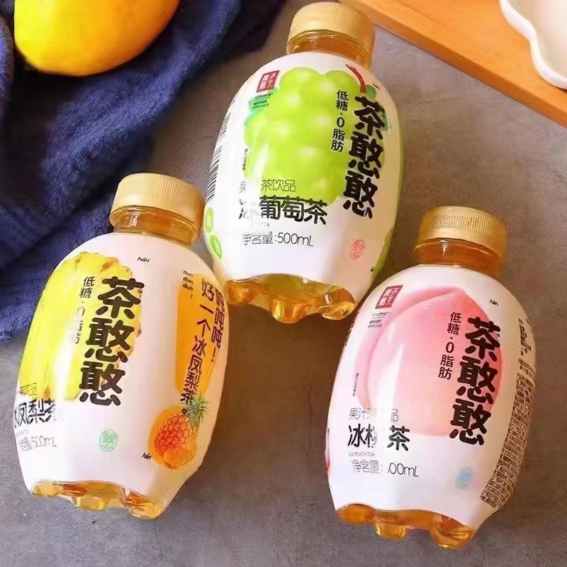 果子熟茶憨憨饮料3味冰葡萄茶/冰凤梨茶/冰桃茶规格:500ml*12瓶