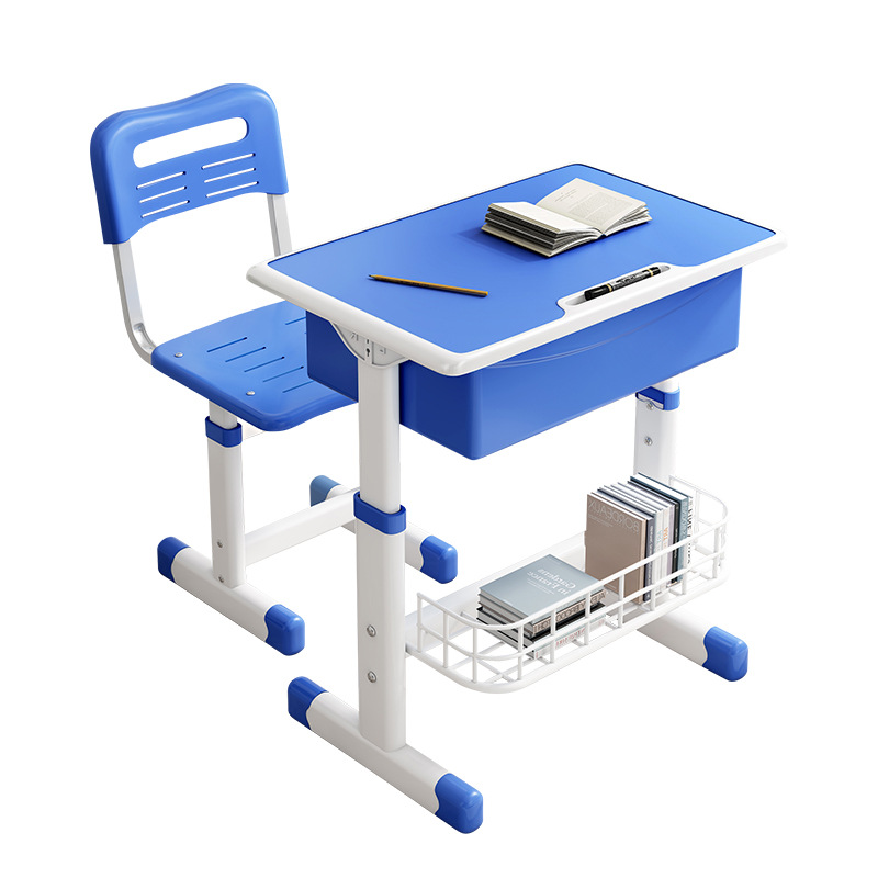 学校教室书桌中小学生课桌椅培训辅导班家用写字桌儿童学习桌套装