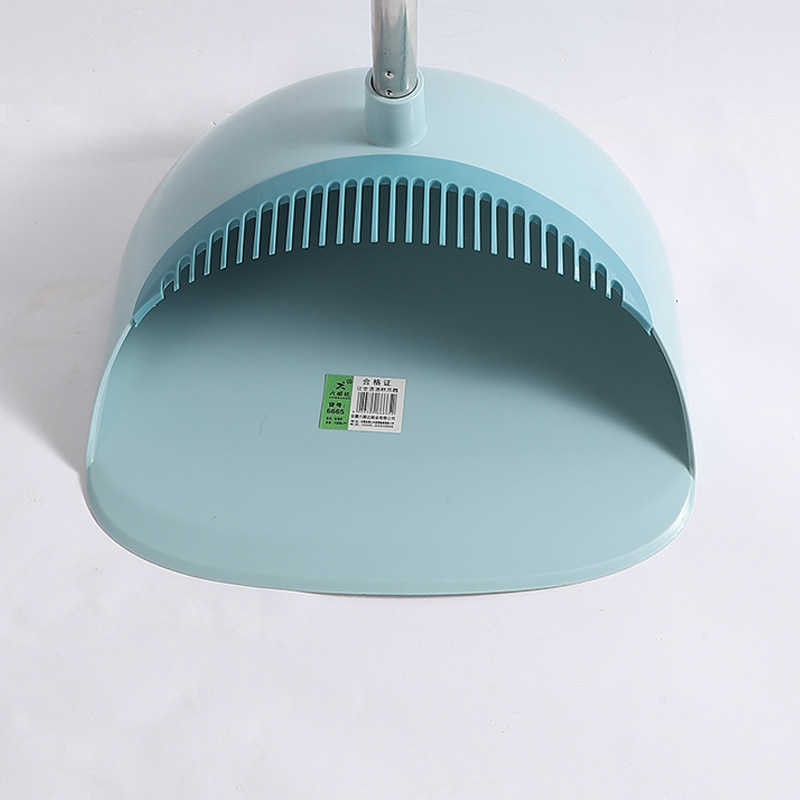 Broom Dustpan Set Combination Household Broom Dustpan Folding Integrated Non-Viscous Sweeping Gadget 0678