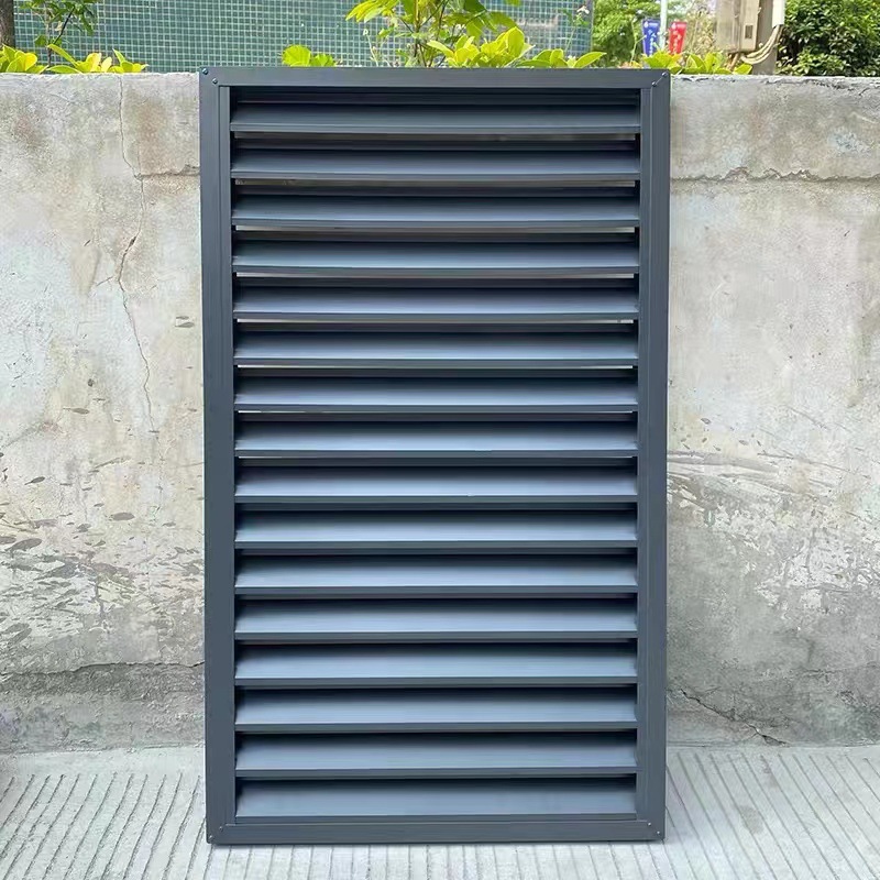 供应钢质百叶窗 铝合金百叶窗 工业学校小区用通风百叶窗 银利来