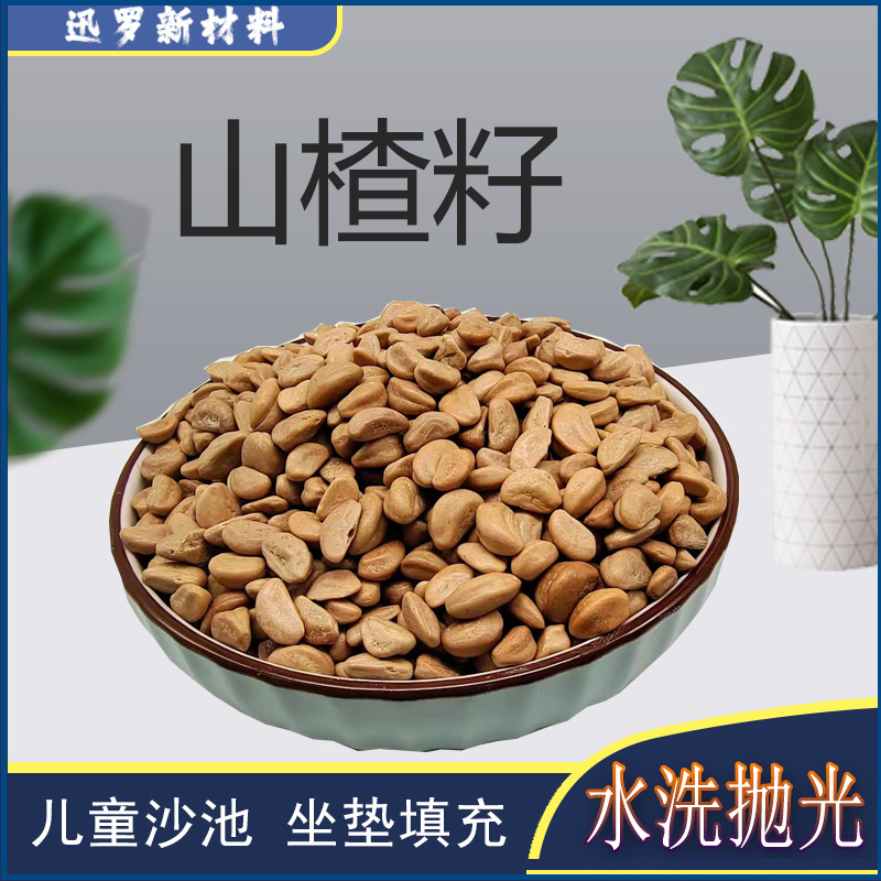 水洗抛光山楂籽 汽车坐垫颈椎枕填充用无杂质 儿童游乐场沙池用