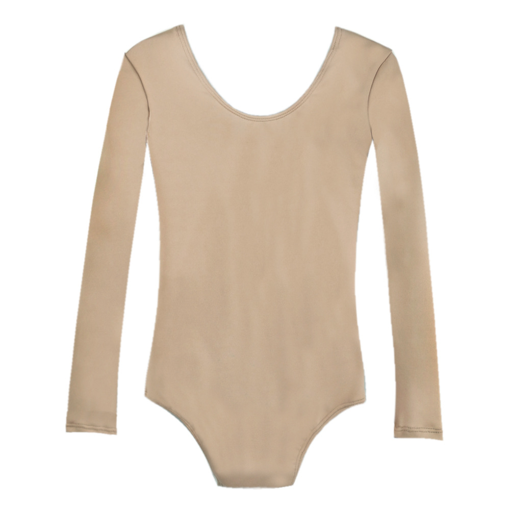 冰蝶花样滑冰服 花滑肉色长袖打底衣儿童滑冰打底衣保暖bd469