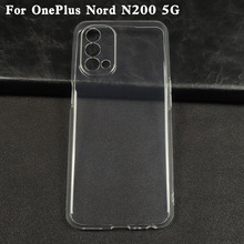 适用一加OnePlus Nord N200全透明防水纹TPU手机壳皮套彩绘素材壳