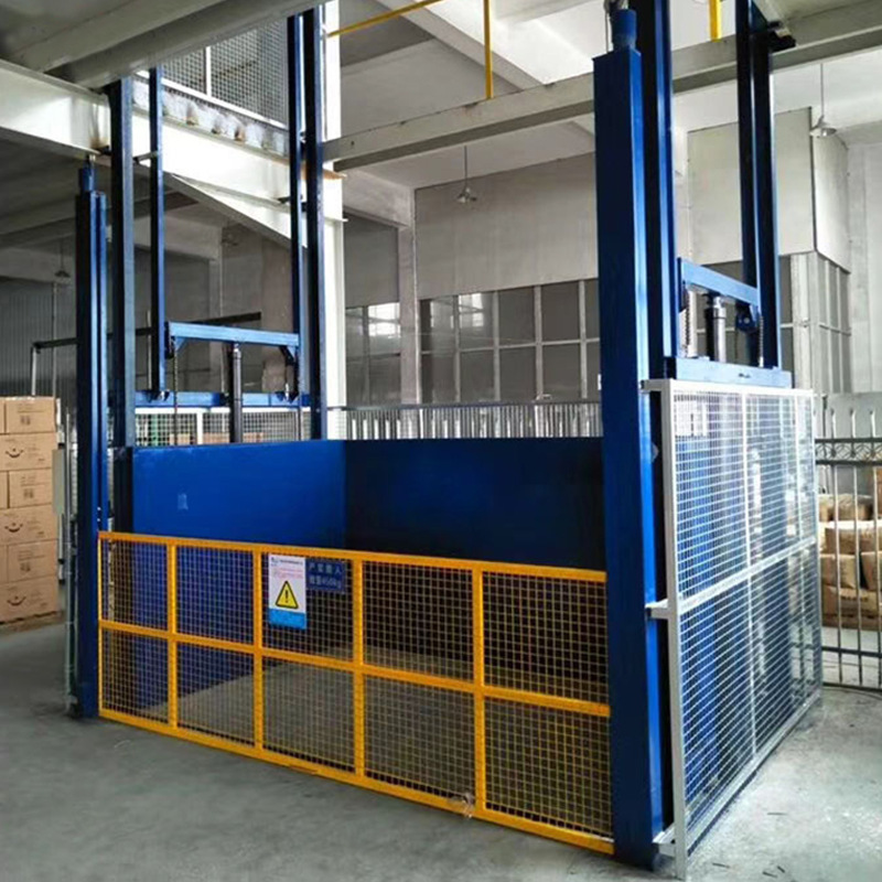 载货电梯简易货物提升机2吨3吨升降平台上货升降机液压升降货梯