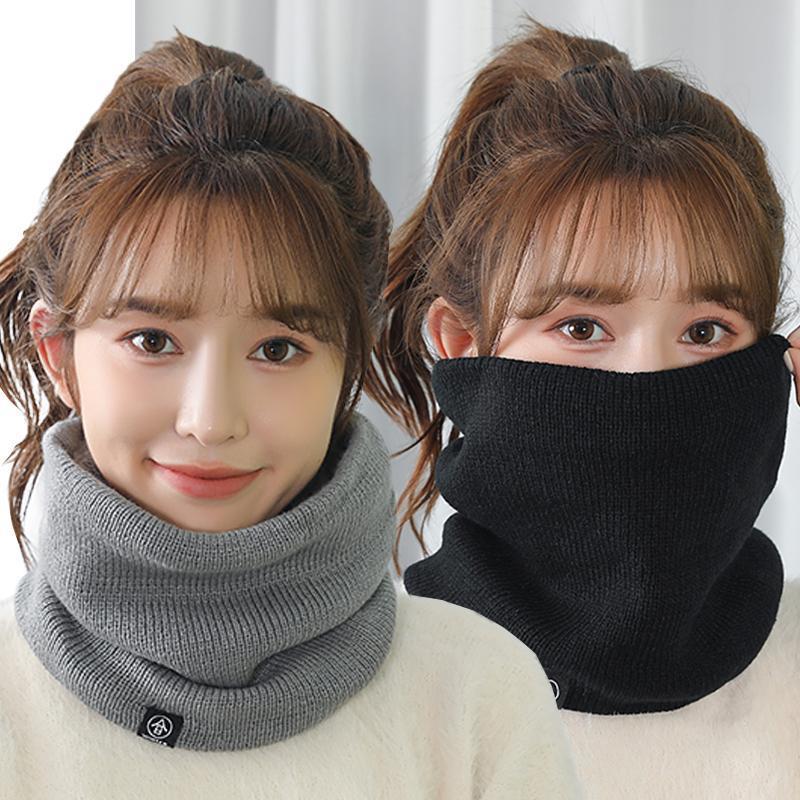 Scarf Women‘s Winter Warm Thickened Cold Scarf Autumn and Winter Cycling Neck Protection Pullover Windproof Collar Men‘s Mask 