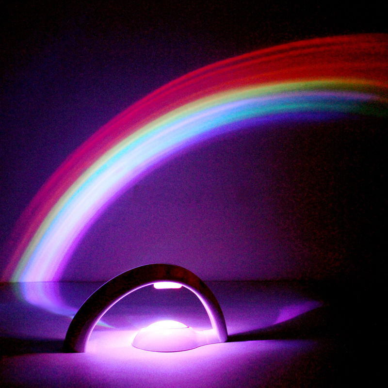 浪漫彩虹制造机彩虹灯投影灯ins风氛围灯小夜灯生日送女友