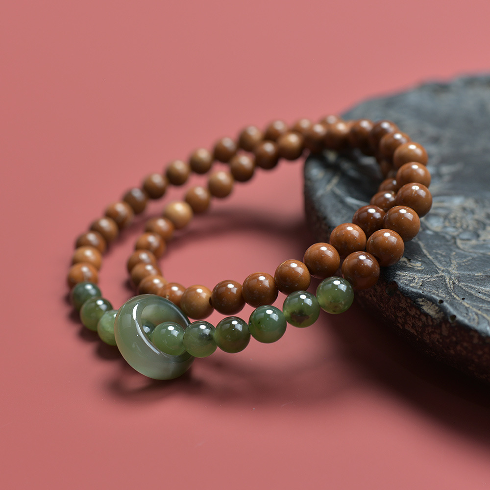 库克天然菩提子diy编织盘文玩手持念佛珠串男女士长款装配饰礼品