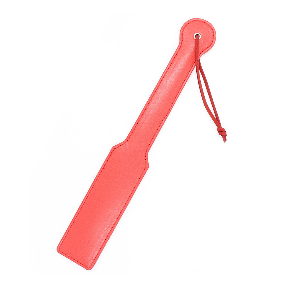 批发定做情趣pu拍子黑色粉色皮革皮散拍情趣成人女性手拍抽打屁股